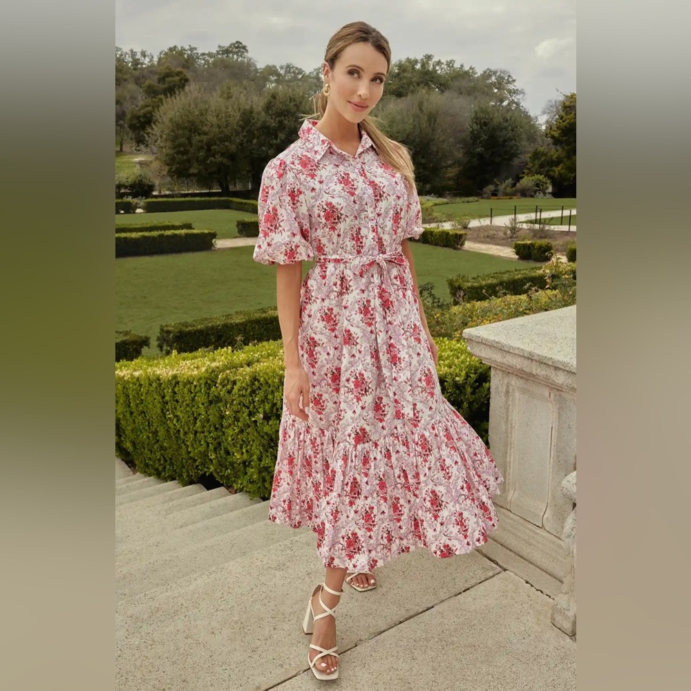 Avara Midi Floral Dress
